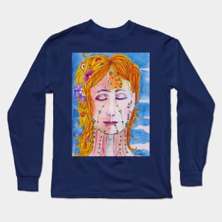 Facial Lymph Nodes Long Sleeve T-Shirt